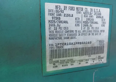 1FTCR10A1PPB44160